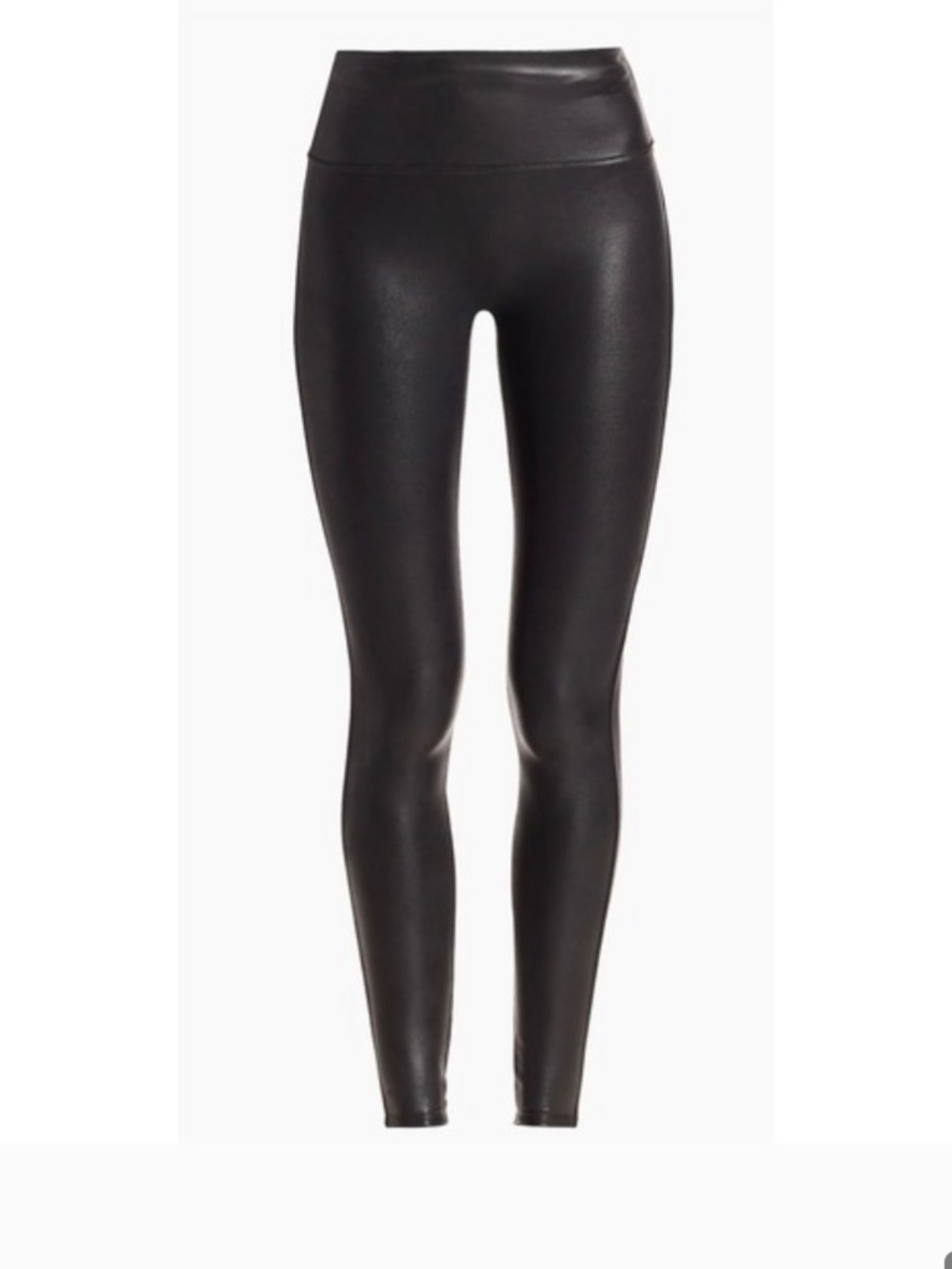 Spanx Faux Leather Leggings,  Size small Black - Picture 2 of 6